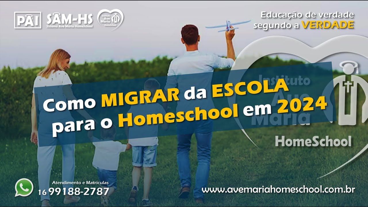 Como MIGRAR da ESCOLA para o HOMESCHOOL em 2024. Como começar a Educação Domiciliar.