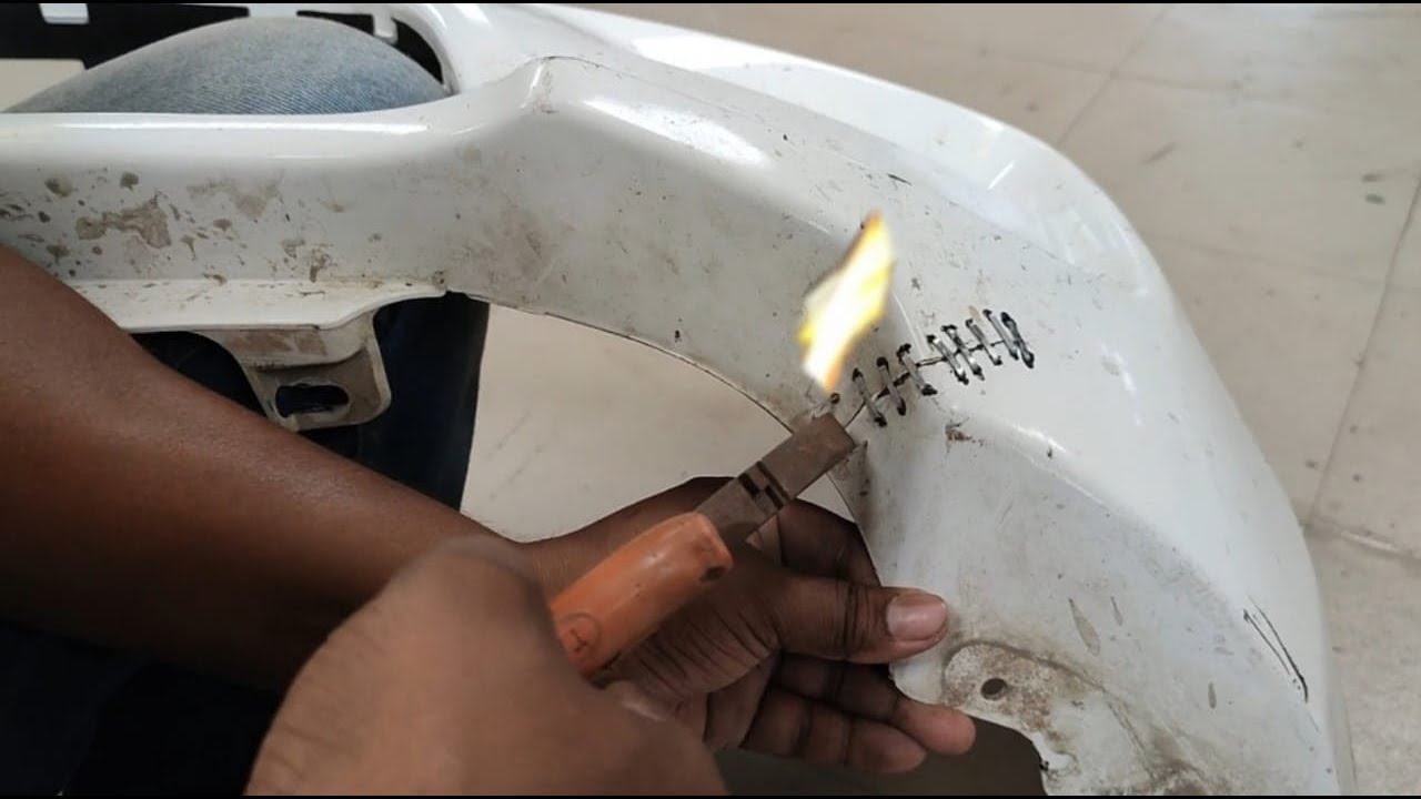 HOW TO REPAIR ALTO 800 CRACK BUMPER