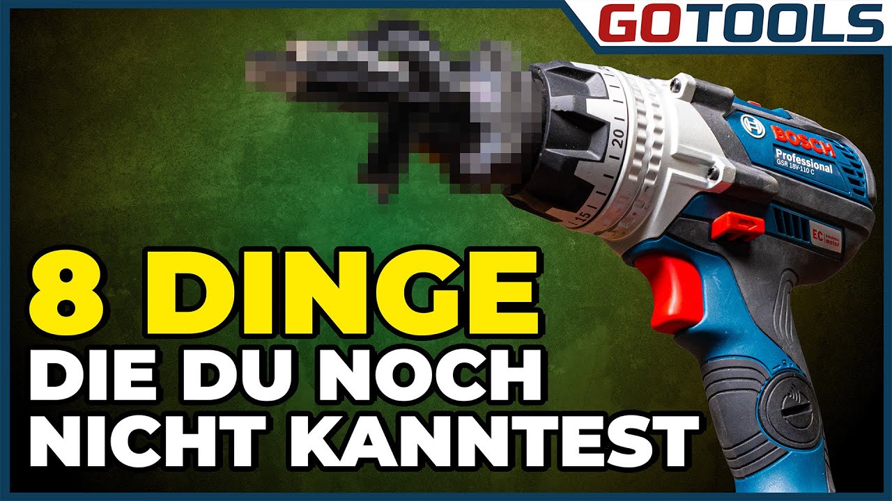 8 unglaubliche Dinge die mit einem Akkuschrauber m&ouml;glich sind! Hast du sie gekannt?