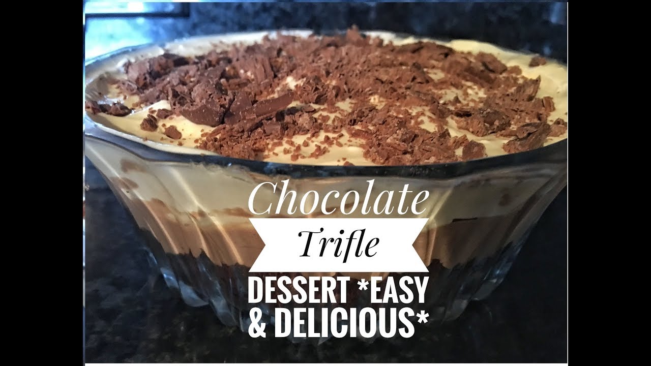 Chocolate Trifle Dessert **easy&tasty** SORIYA'S KITCHEN