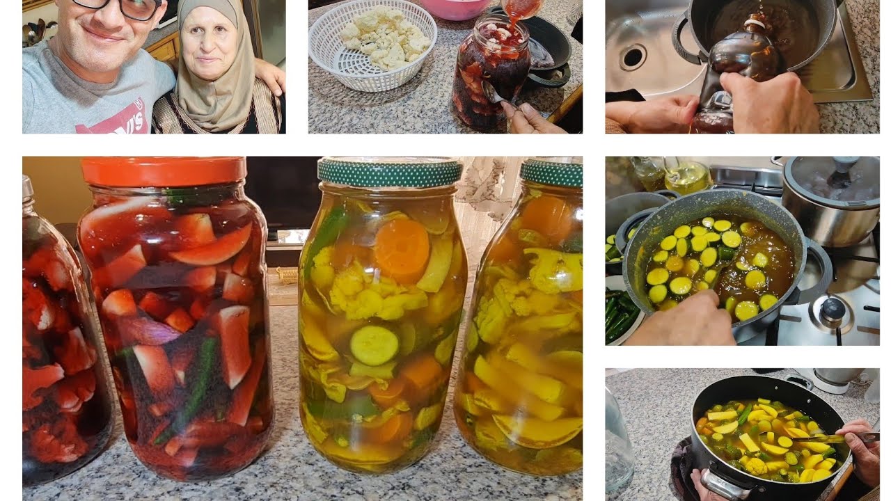 الطرشي السريع المشكل🍱 طريقة سهلة وغير مكلفة من ايد امي الحجيه😇