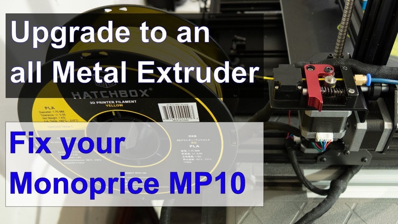 Upgrading to a Metal Extruder on a Bowden Style 3d Printer