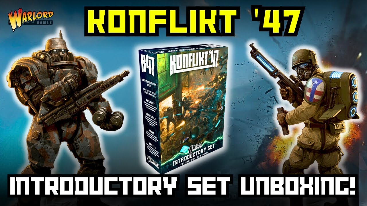 Распаковка стартового набора Konflikt ‘47. Потрясающе выгодный набор!