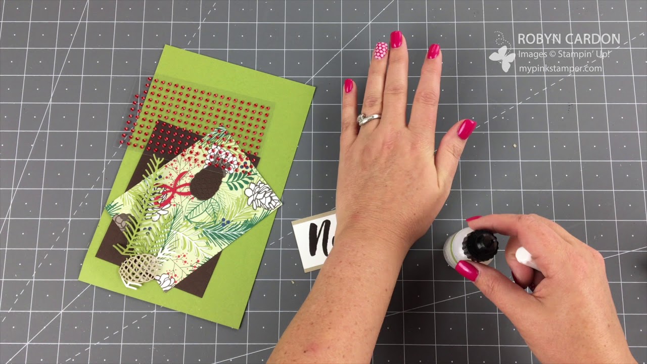 Stampin' Up! Christmas Pines Card - EPISODE SIX HUNDRED FIFTY!!
