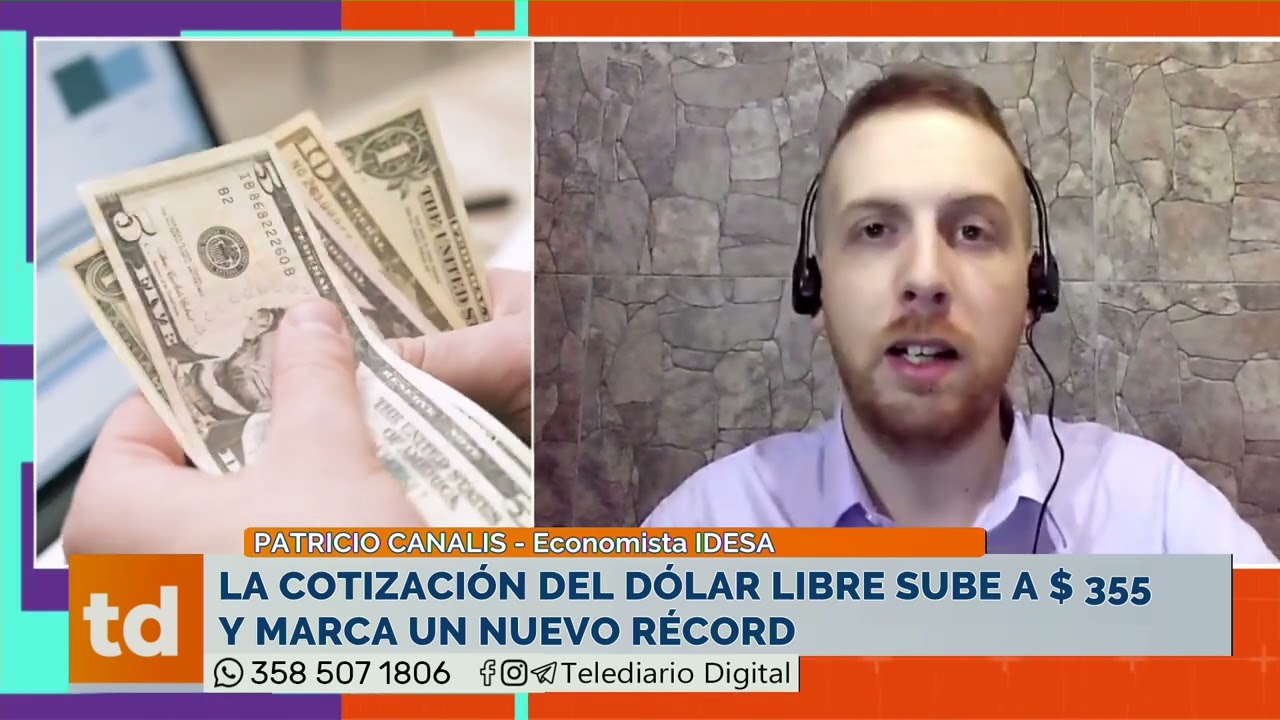 LA COTIZACI&Oacute;N DEL D&Oacute;LAR LIBRE SUBE A $355Y MARCA UN NUEVO R&Eacute;CORD