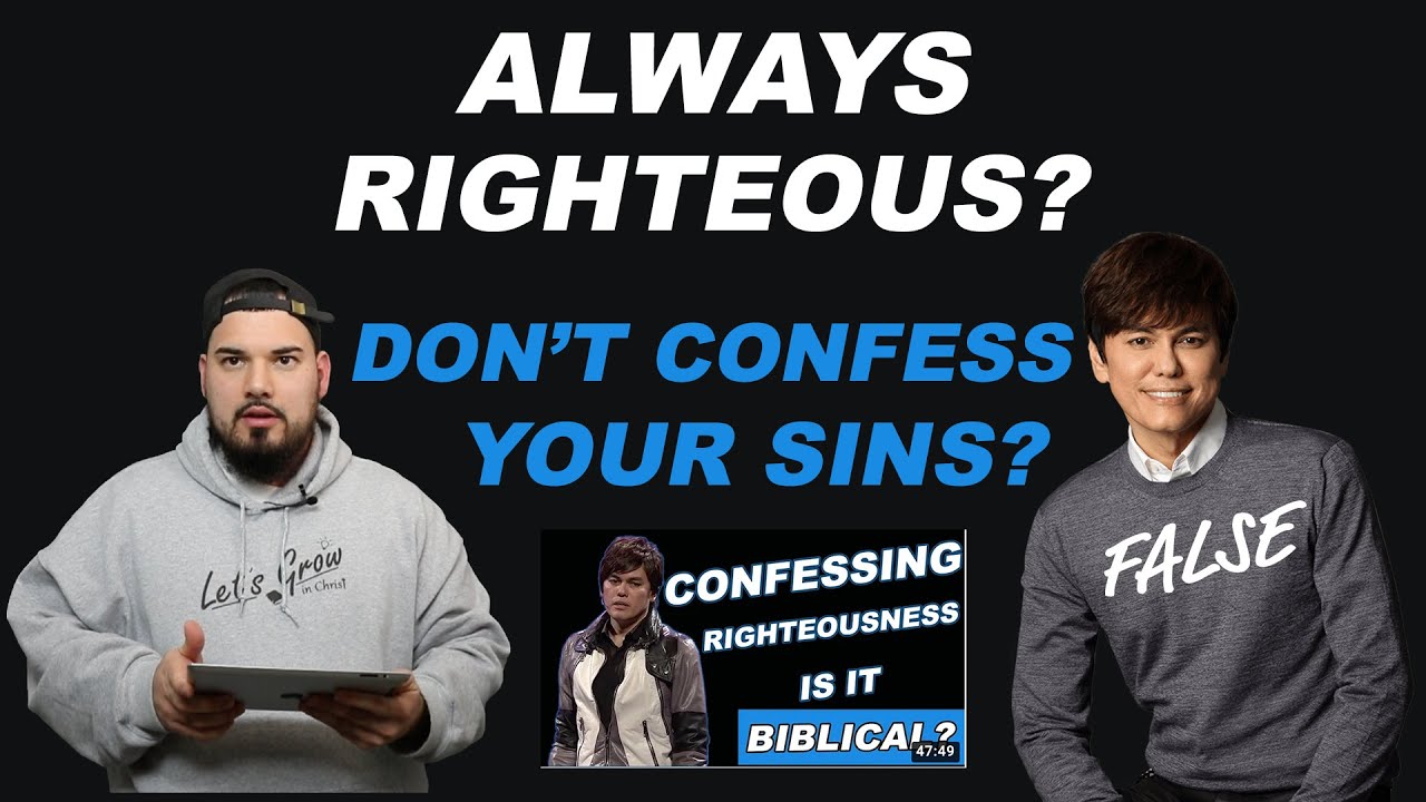 Response To Positional Righteousness & Hyper Grace Teaching From Joseph Prince