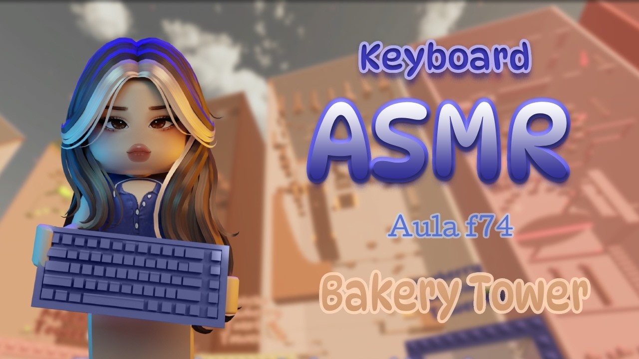 Keyboard ASMR🌙⌨️ | Unboxing Aula F75 Mechanical Keyboard| Bakery Tower🥐