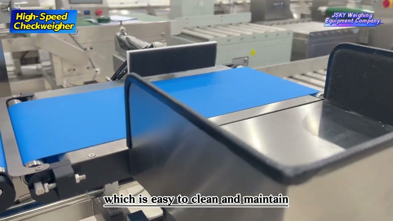 High Speed Air Blowing Checkweigher for Small and Lightweight Products