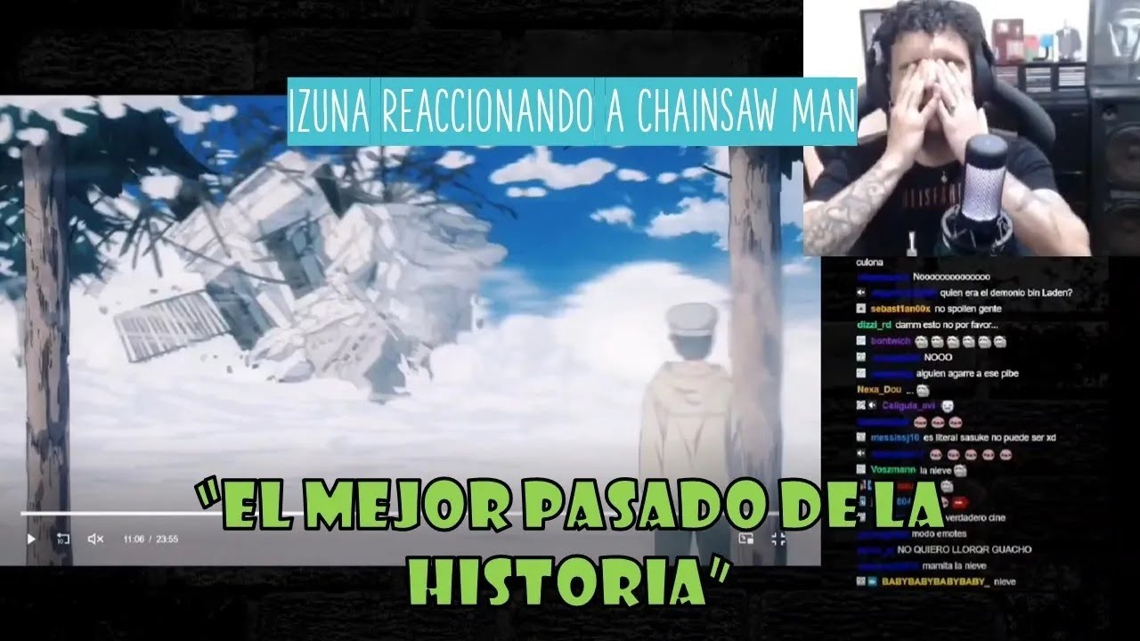 Izuna reacciona a Chainsaw Man. 
