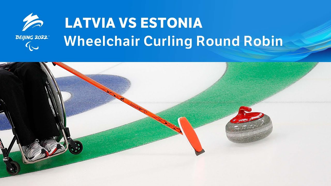 Latvia vs Estonia | Wheelchair Curling Round Robin | Day 3 | Beijing 2022 Paralympic Winter Games