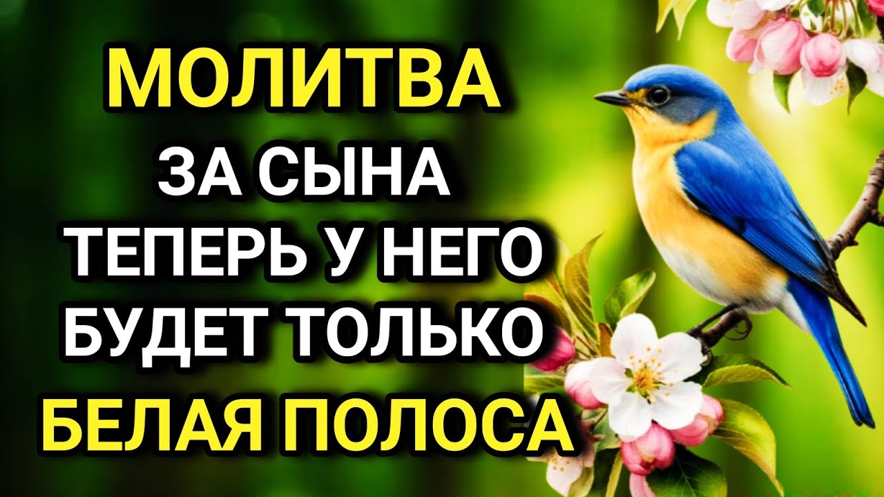 ☝️Каждая Мать должна послушать эту молитвуОчень сильная молитва за СЫНА от БЕДЫ, ПОРЧИ И Неудачи! 🤲✨