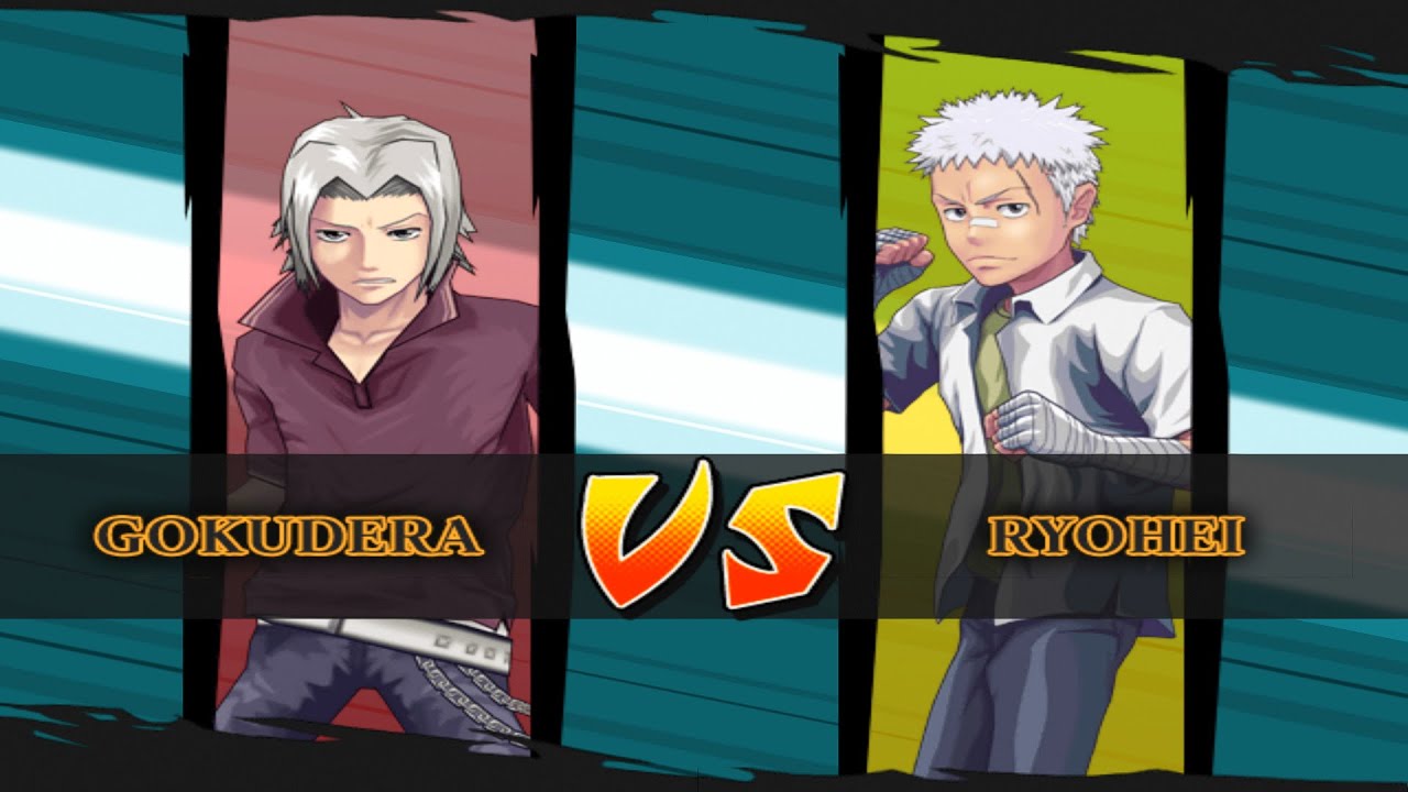 Gokudera vs Ryohei - Katekyō Hitman Reborn! Kindan no Yami no Delta