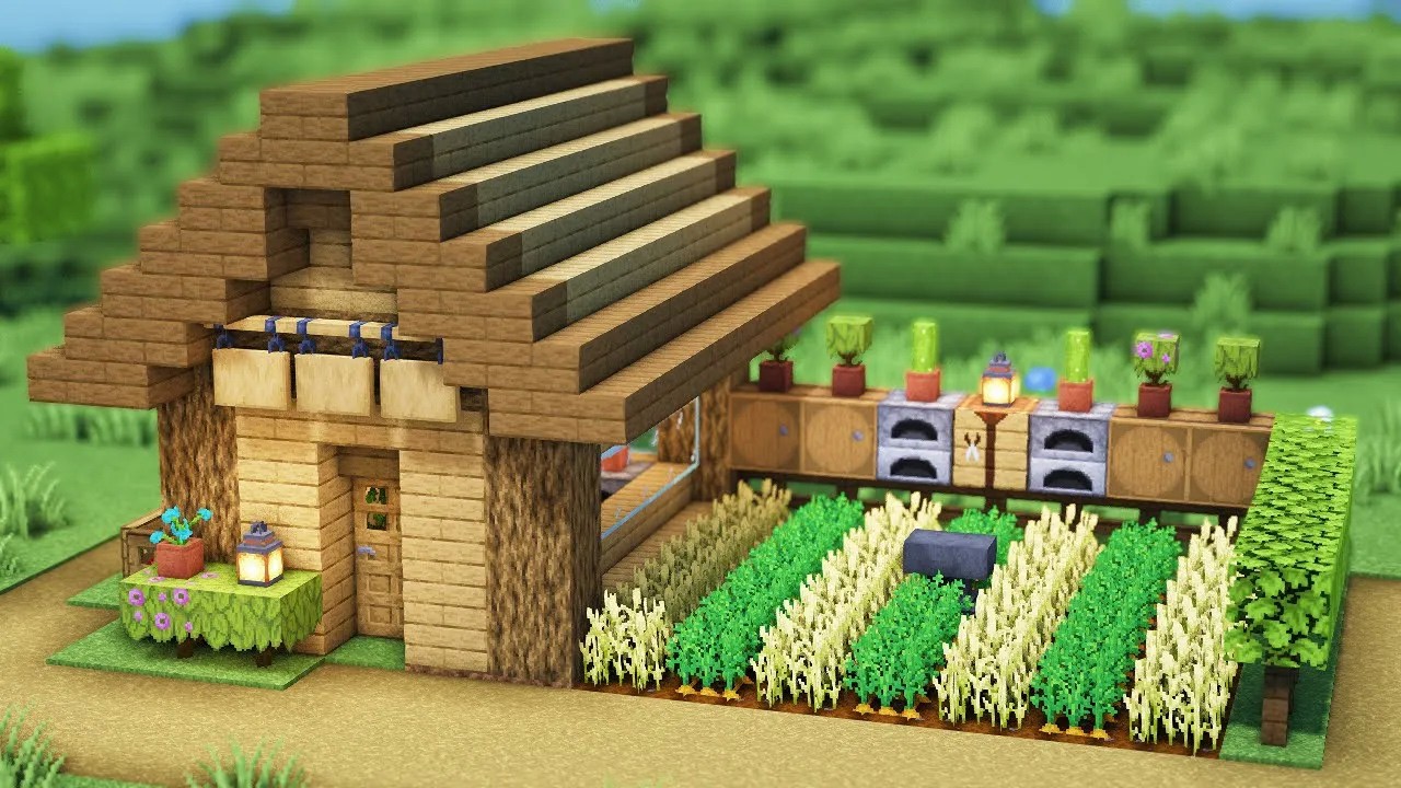 Minecraft： How to build a Set Survival Starter House