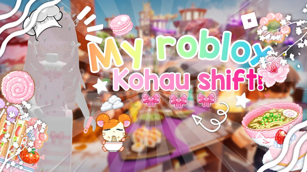 My roblox kohau hibachi shift! 👩‍🍳 🍲 | #roblox #restaurant #hibachi | 🌸
