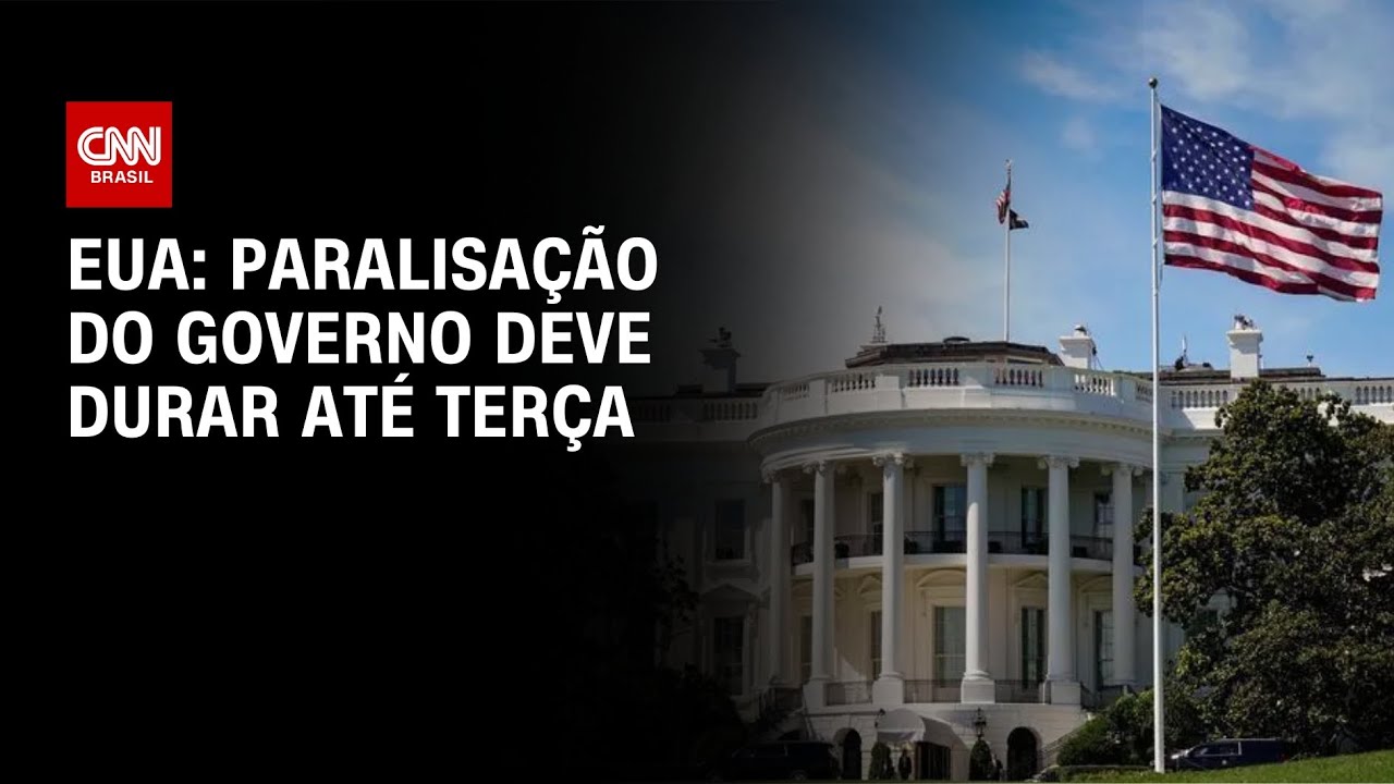 Paralisação do governo dos EUA deve durar até terça-feira (3) | CNN NOVO DIA