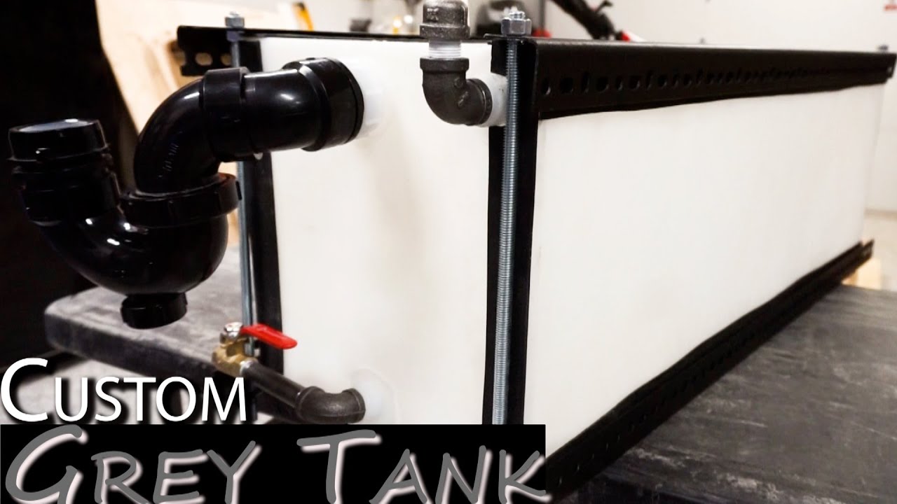 Build a Custom Grey Water Tank | Four Season Van life | EP.37