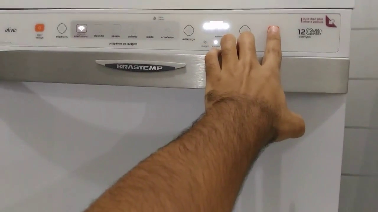 Lava louças Brastemp ative! 12 serviços BLF12. Programa Smart Sensor parte 1/4