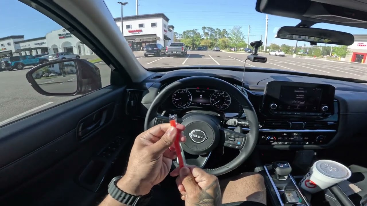 2025 NISSAN PATHFINDER DRIVING POV TO ZAXBYS (ASMR)