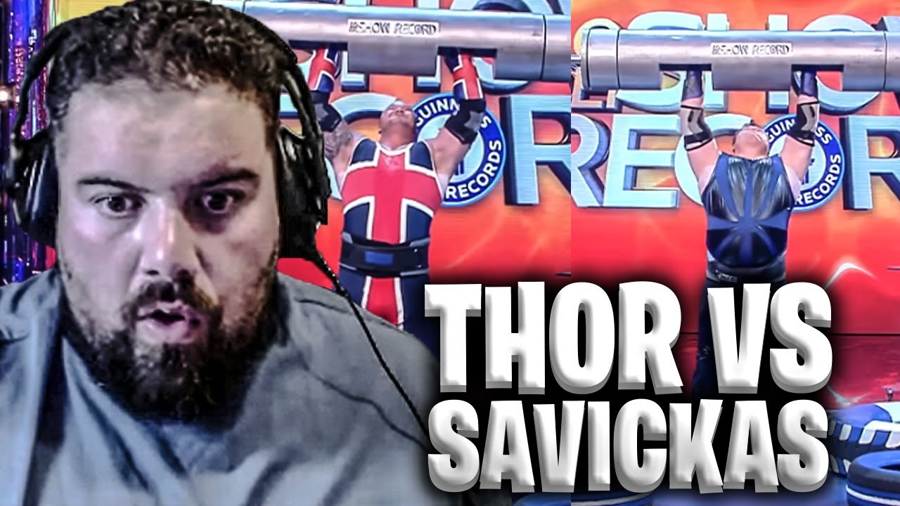 THOR VS EL HOMBRE MÁS FUERTE DE LA HISTORIA ZYDRUNAS SAVICKAS | QUIEN ES EL MÁS FUERTE?