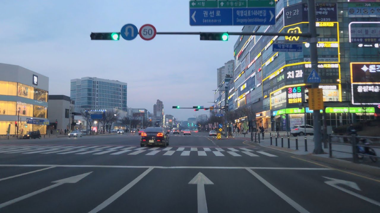 인천대공원 - 수원 망포역 드라이브 | 테슬라 모델 Y 주행영상 4K60P