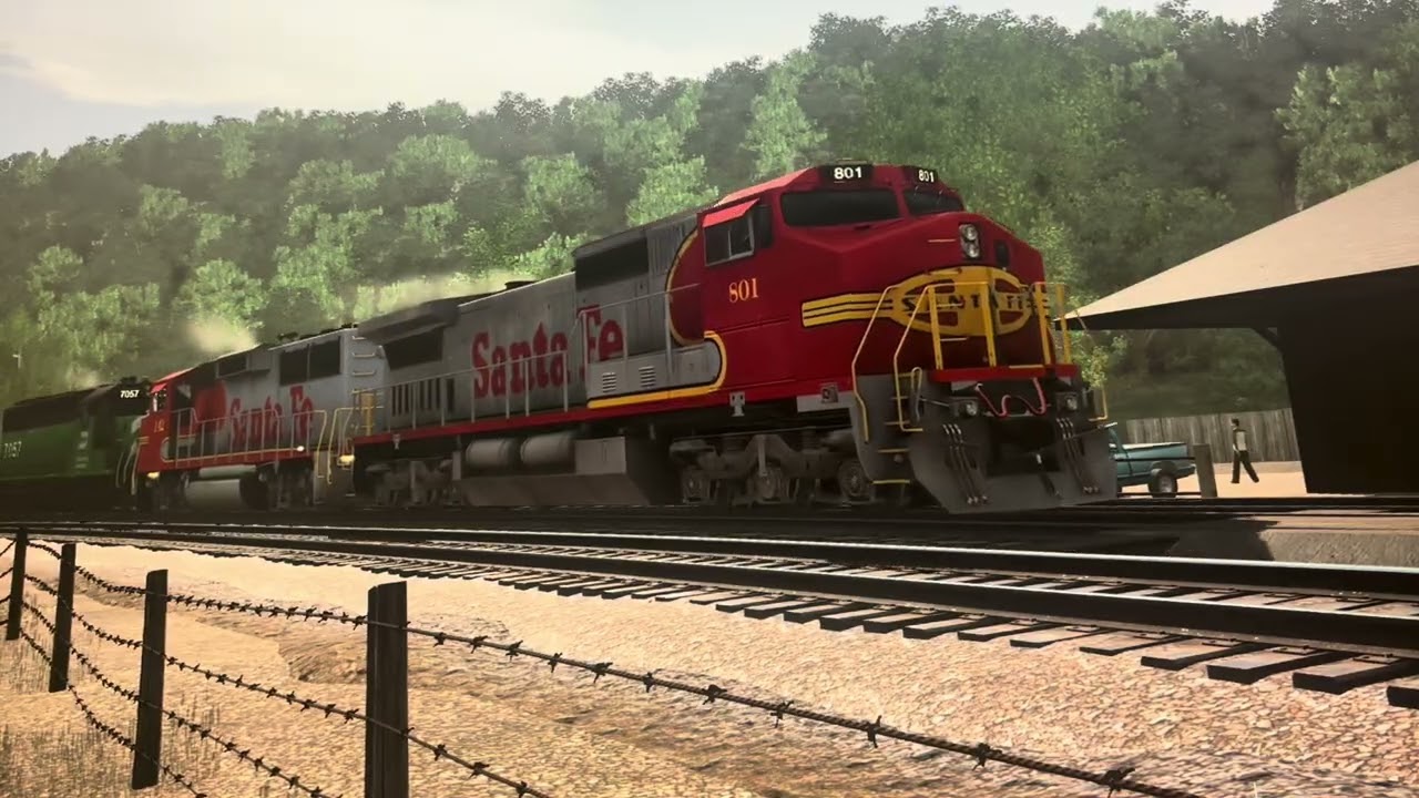 Coal country inter change from Colorado to the rocket mountains in Canada trainz22 railfanning 
