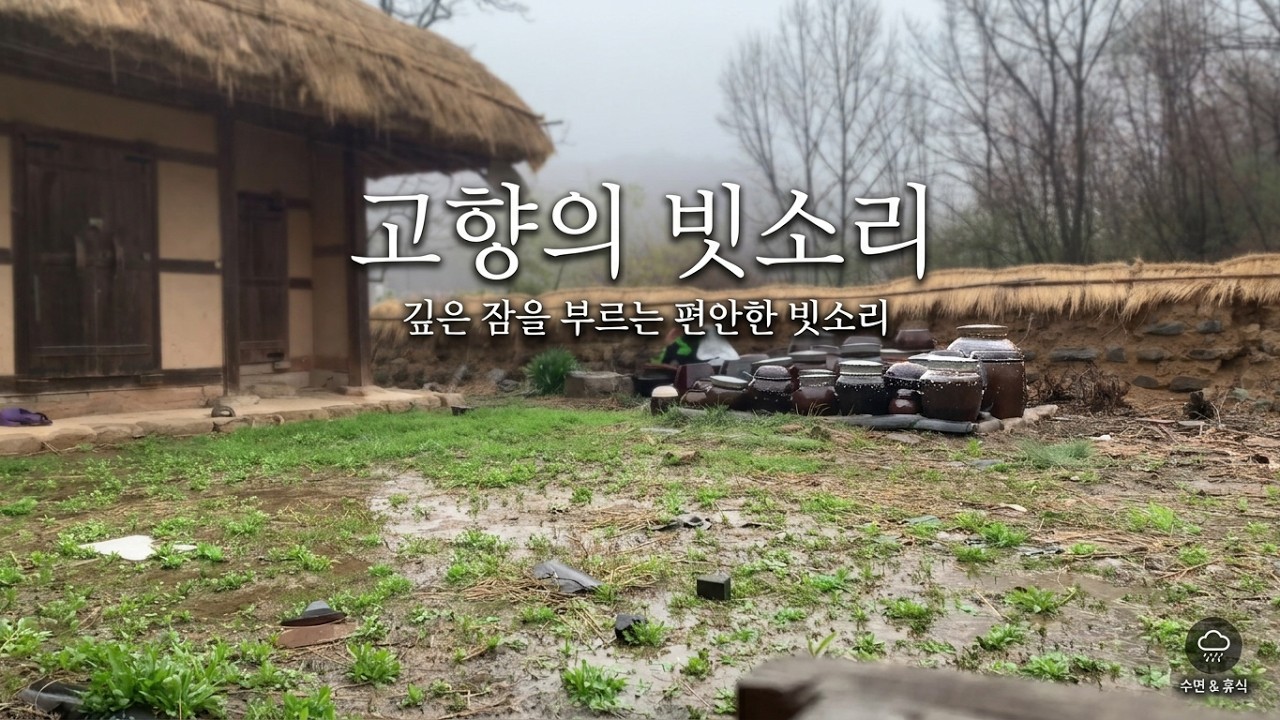 다정한 고향의 빗소리 ASMR 🎧Relaxing Rain Sleep Sounds