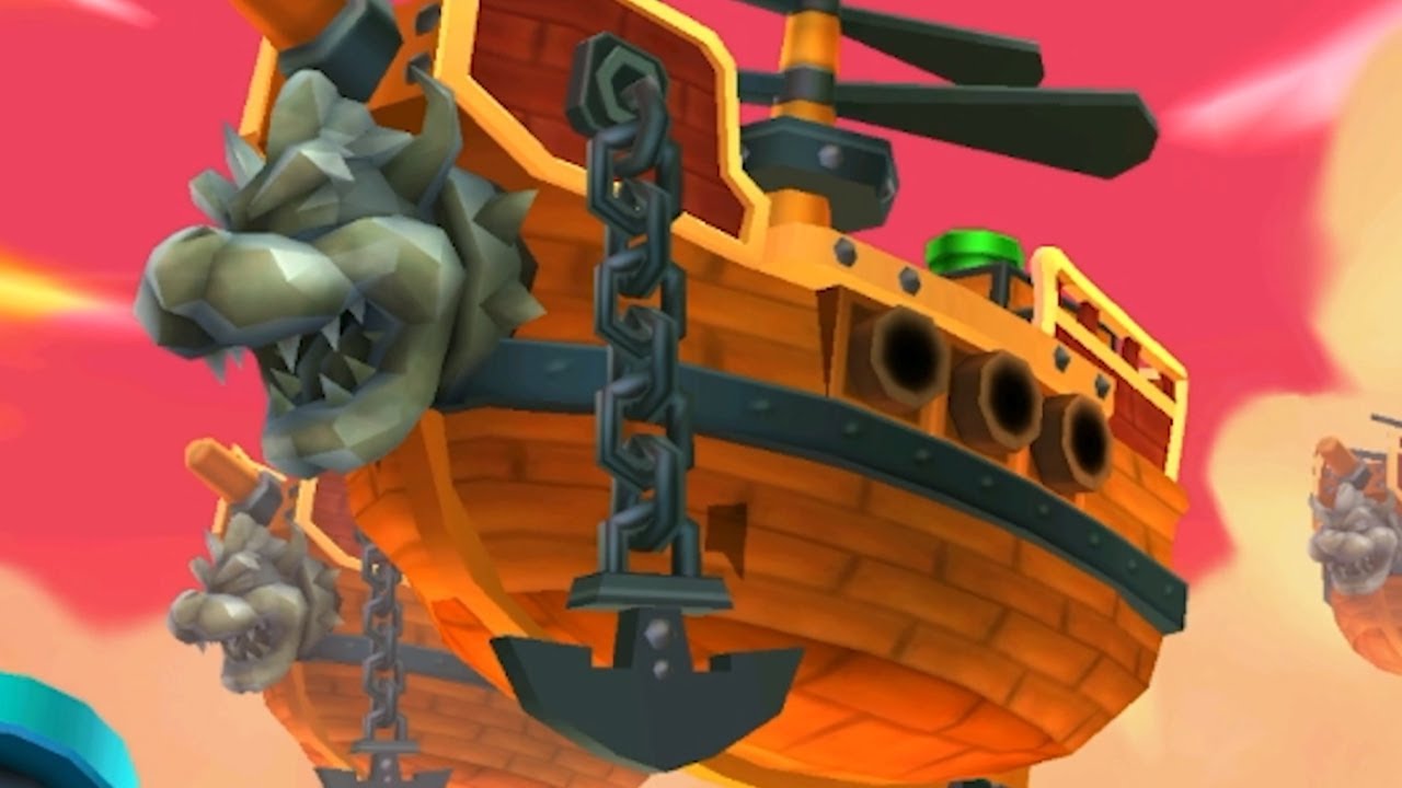 Super Mario 3D Land - All Airships