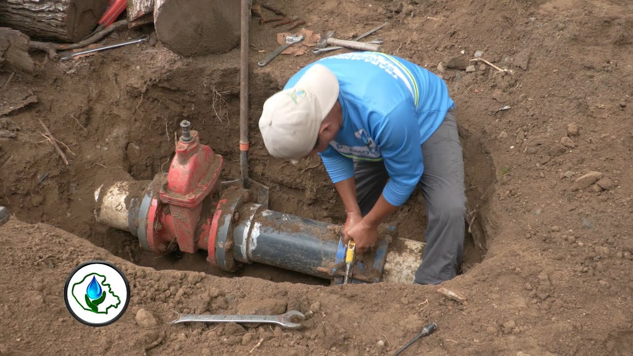Se realiza cambio de válvula en tanque Las Pilas, como parte del compromiso de Aguas de Choloma.