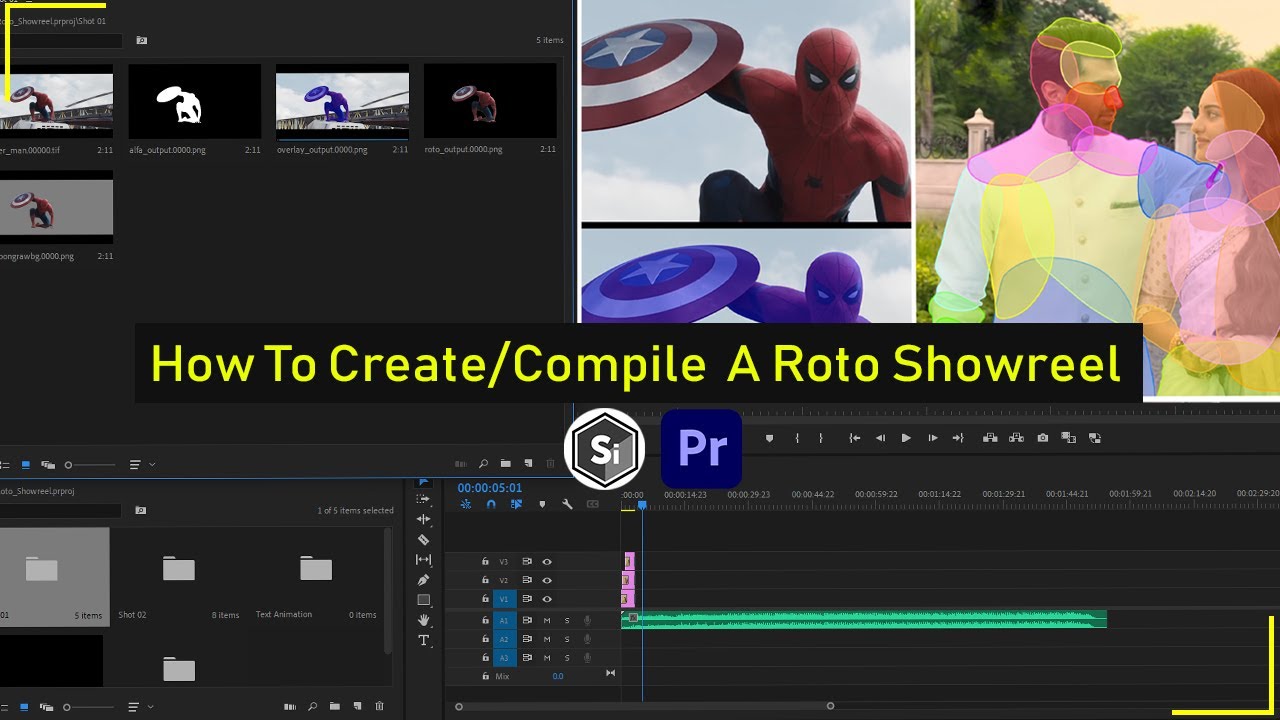 How to Create a Roto Showreel | How to Make a Roto Showreel | Rotoscoping Showreel