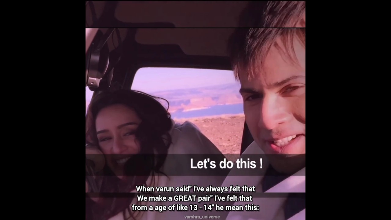 Making of Sun Saathiya | Suru x Vinnie | VarShra moments | Varun Dhawan and Shraddha Kapoor