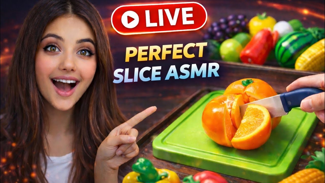 Satisfying Cutting Toy Fruits & Veggies LIVE 🍉🥕 | Relaxing ASMR