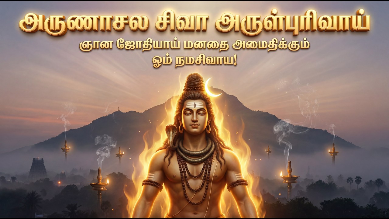 அருணாசல சிவா அருள்புரிவாய் | Arunachala Shiva Om Namashivaya Meditation Song