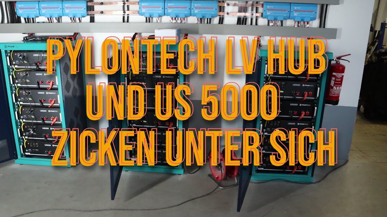 Pylontech LV HUB und US5000 Zicken unter sich