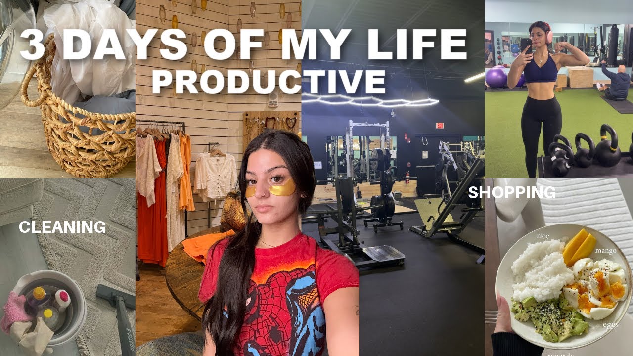 3 DAYS OF MY LIFE || productive ,cleaning ,shopping