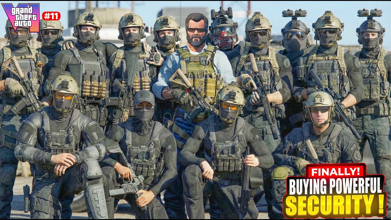 MICHAEL BUYING MOST POWERFUL SECURITY in GTA 5 REAL LIFE!🔥#11
