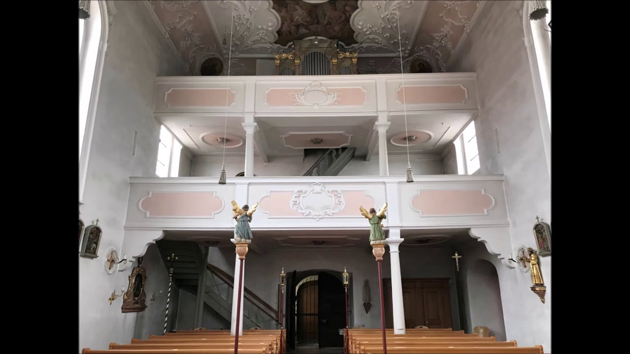Langenerling (R) Filialkirche St. Johannes Hauptgeläut und Einzelglocken