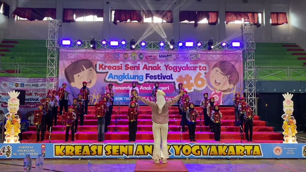 Kreasi Seni Anak Yogyakarta Angklung Festival #6 - Lagu Satu SD N Wojo