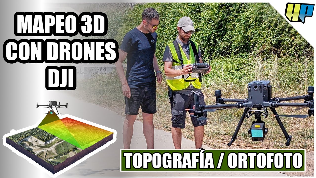 📡 Cómo hacer Topografía 3D con drones DJI: Matrice 350 RTK (LiDAR L2) y Mavic 3 Enterprise RTK 🛰️