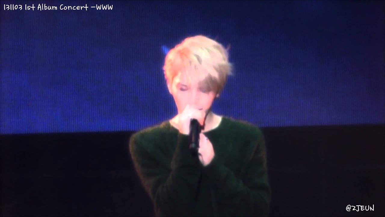 131103 김재중 1st Album Asia Tour concert - 햇살좋은날
