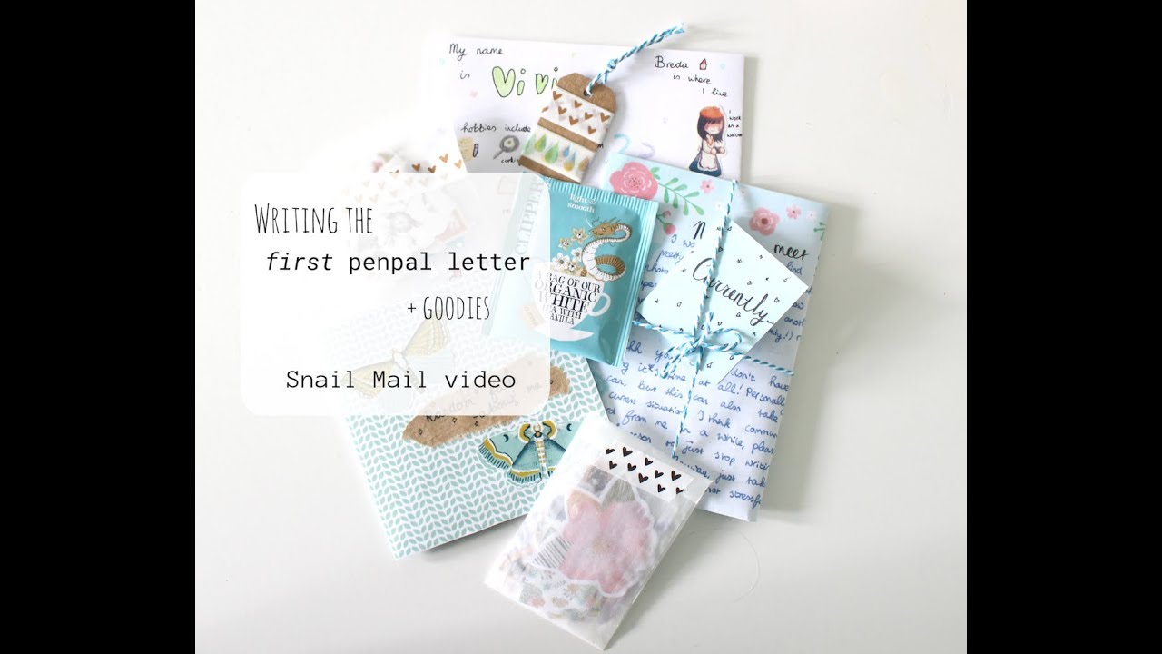 How To Write The First Penpal Letter + Goodies | Snail Mail Chats