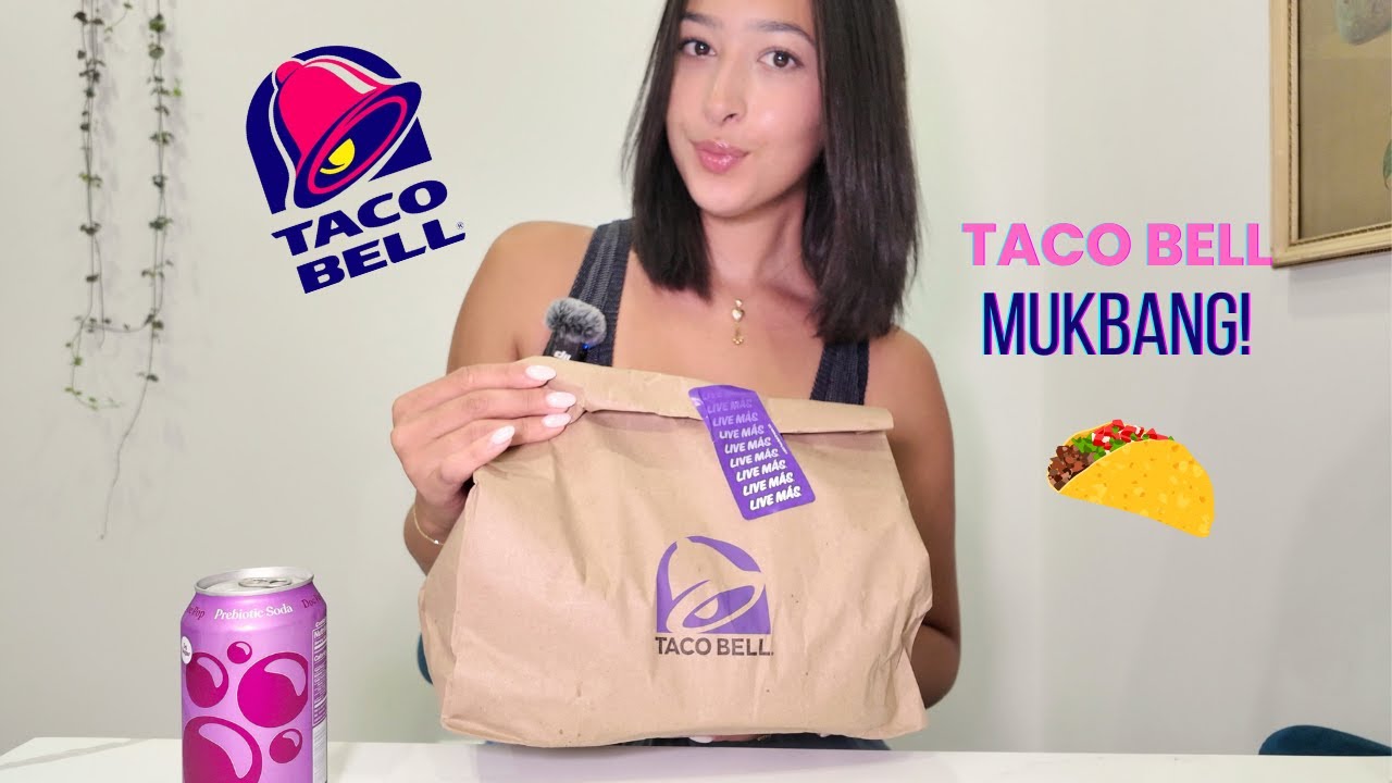 Taco Bell ASMR Mukbang | Trying New Menu Items & Q&A! #asmr #mukbang