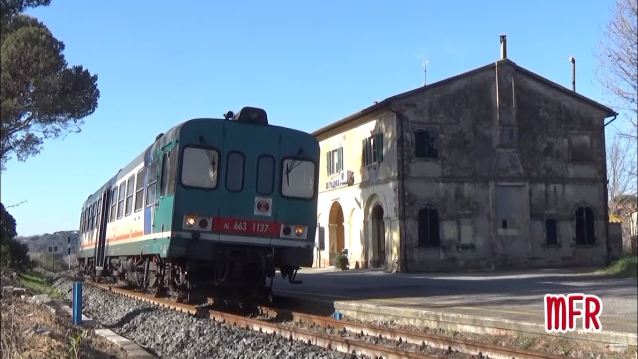 Ferrovia Cecina - Volterra: RIPARBELLA, stazione di RIPARBELLA (PI).