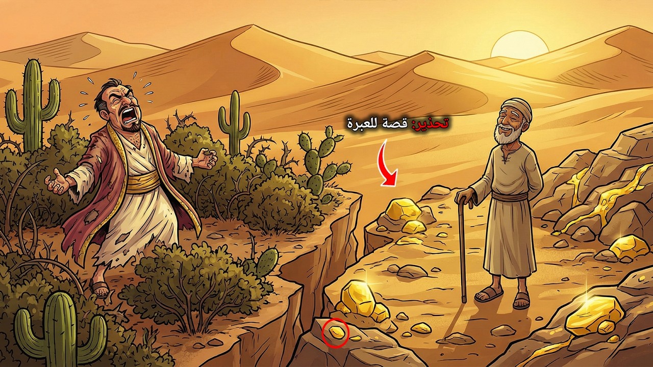 سرق أرض جاره الأعمى فأنبتت شوكاً، بينما تحولت أرضه الصخرية إلى منجم ذهب