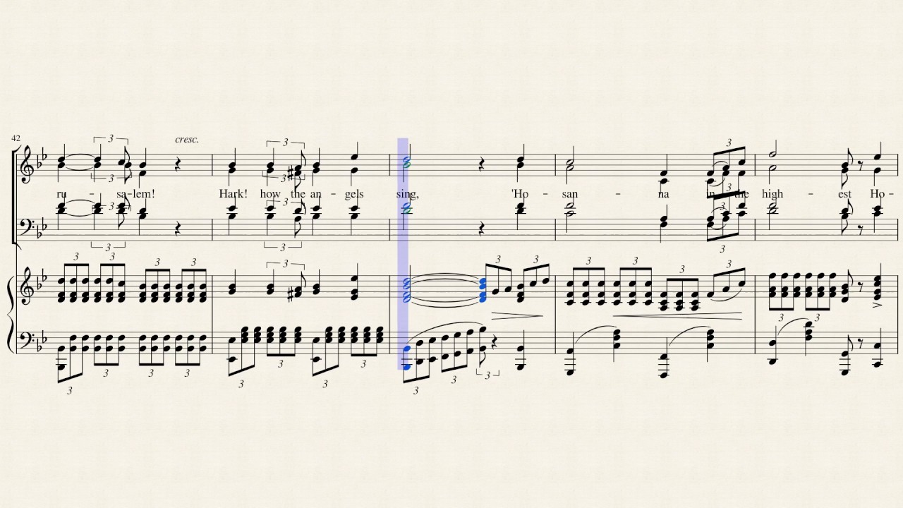 The Holy City (Jerusalem) for S.A.T.B. & Organ Accompaniment