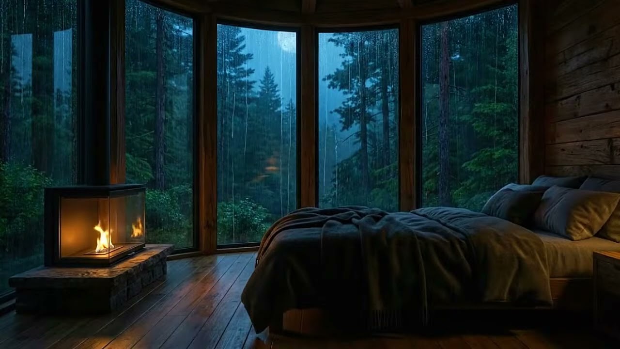 Drift Into Deep Sleep in Minutes - 8 Hours Piano and Rain for Peaceful Deep Sleep