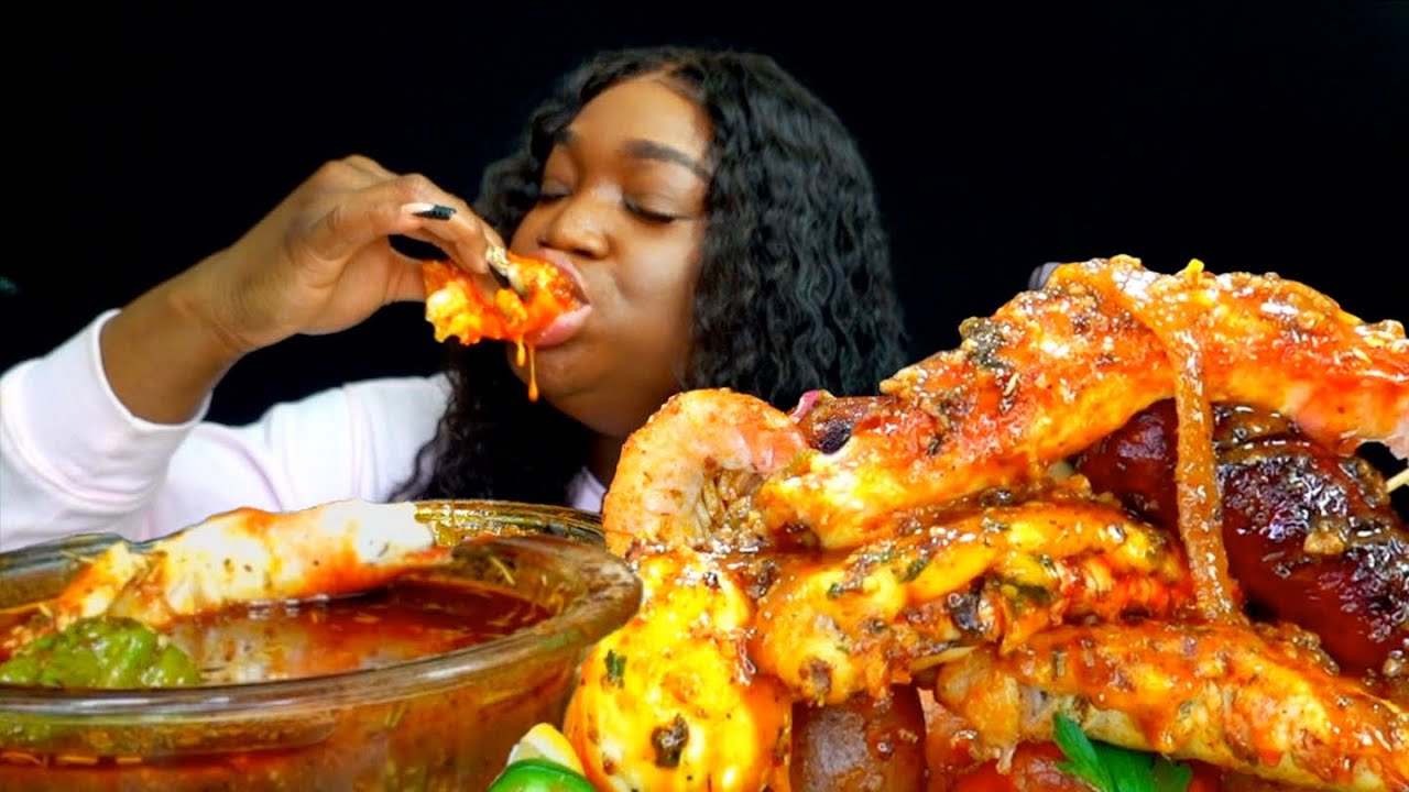 JUICY DESHELLED KING CRAB  SEAFOOD BOIL  MUKBANG | LOBSTER TAIL MUKBANG | SEAFOOD MUKBANG | MUKBANG