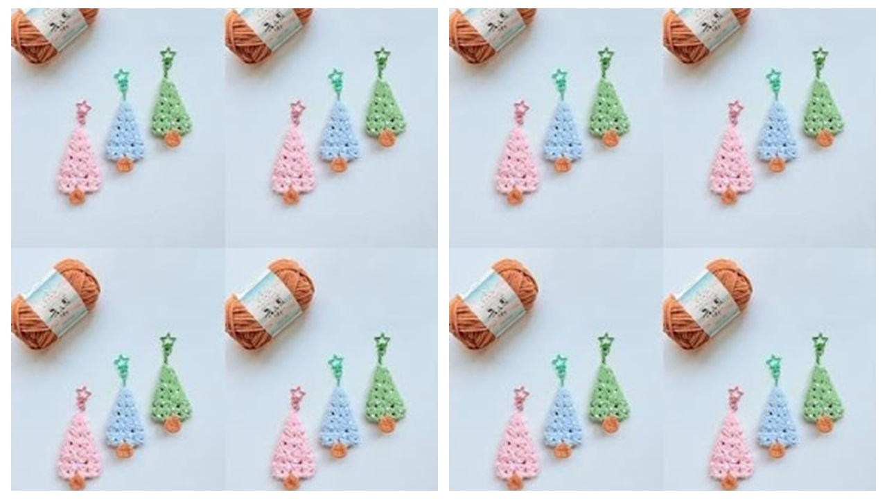 Grandma's Christmas Tree Ornament Crochet Tutorial