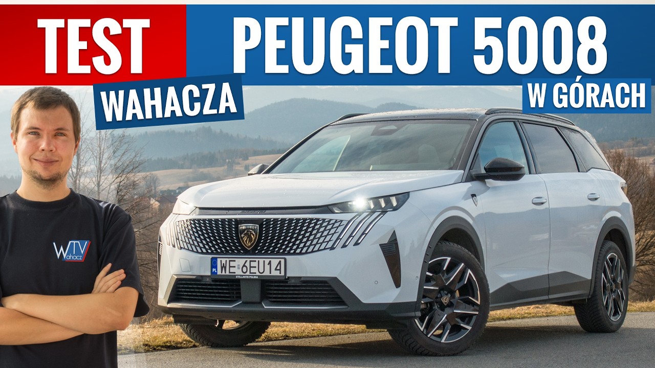 Peugeot 5008 GT 2025 - TEST PL (1.2 Hybrid 136 KM) Wóz duży, silnik mały, a efekt jaki?