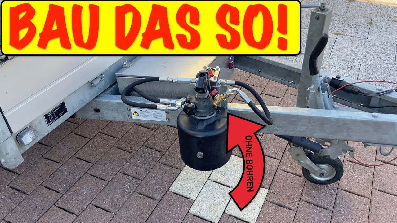 Akkuschrauber Pumpe f&uuml;r Kipper ohne bohren ! Genial einfach, so gehts!