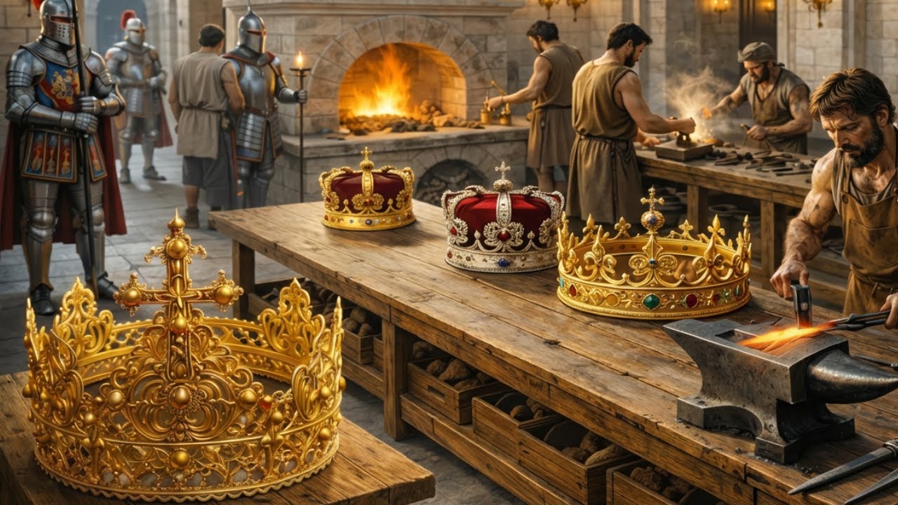 Inside Medieval Crown Making: How Kings&rsquo; Crowns Were Made by Hand (Full Process)